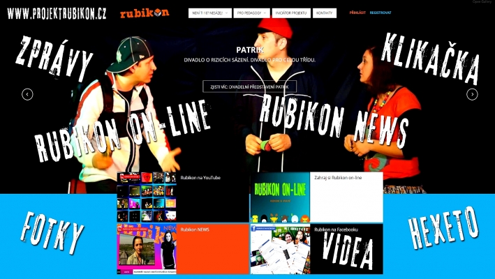 Webová stránka Rubikonu